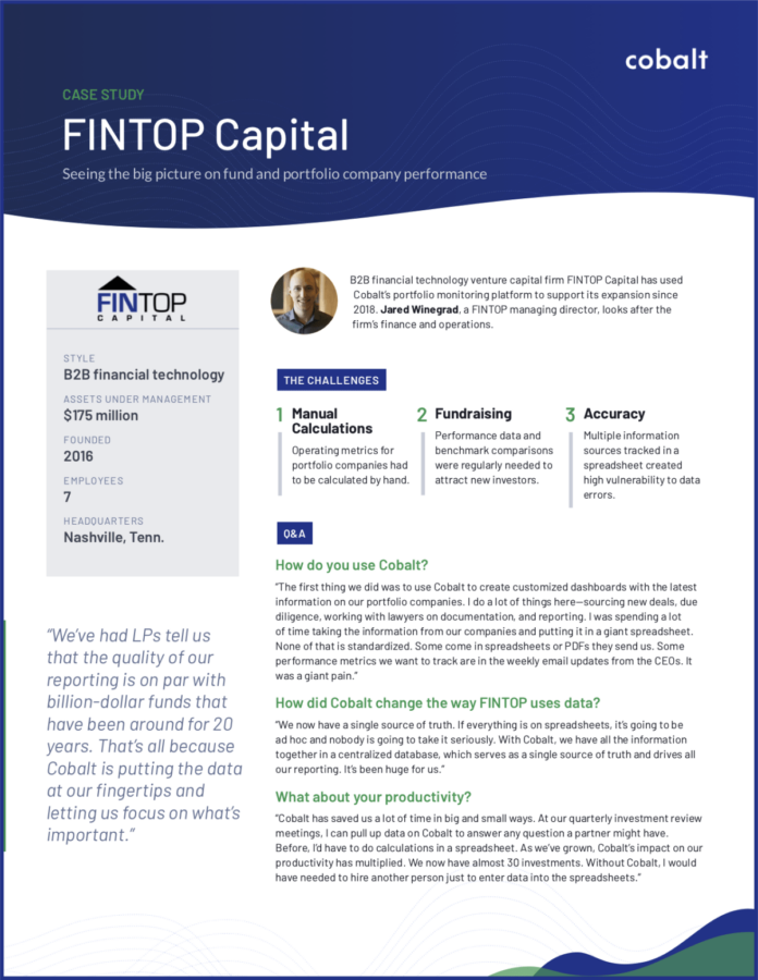 Client Case Study: FINTOP Capital